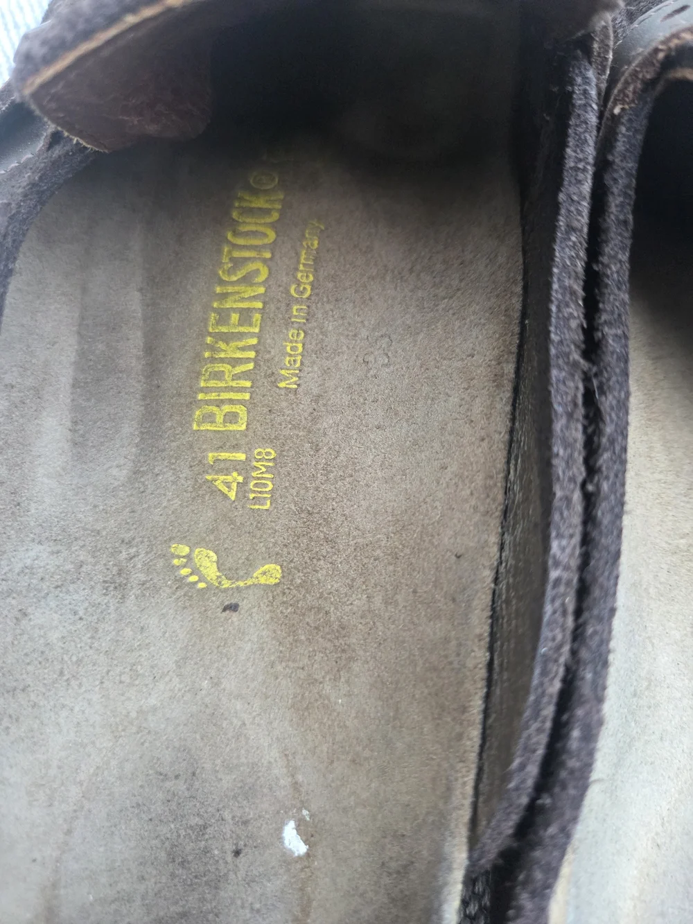 Birkenstock Boston Suede Clogs Brown EU 41 US M8 W10 UK 7.5